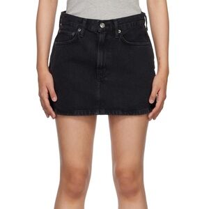 AGOLDE Black Liv Miniskirt